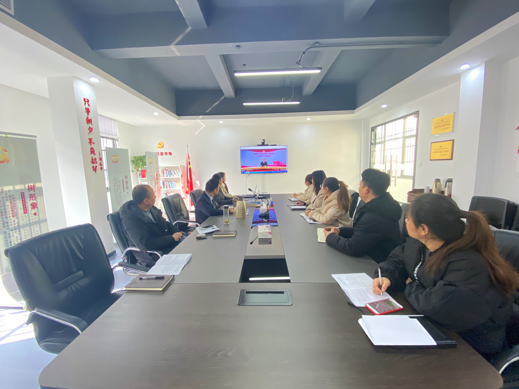 学党史 悟思想——庐阳CMD368官网文创园党支部组织开展党史学习教育活动
