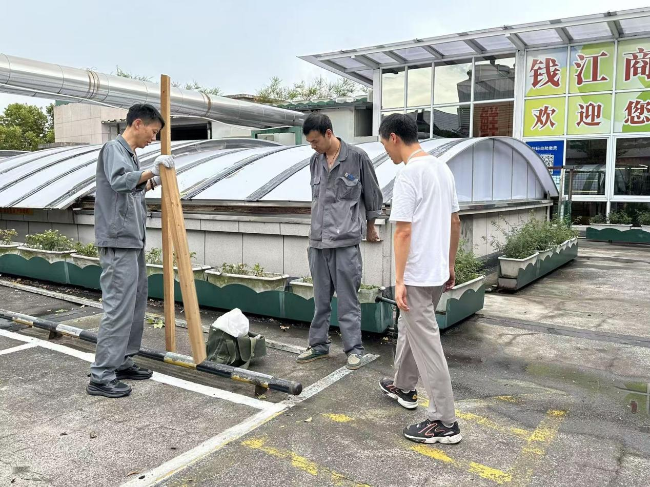 风雨退去，安全先行！钱江商城开展安全巡查工作